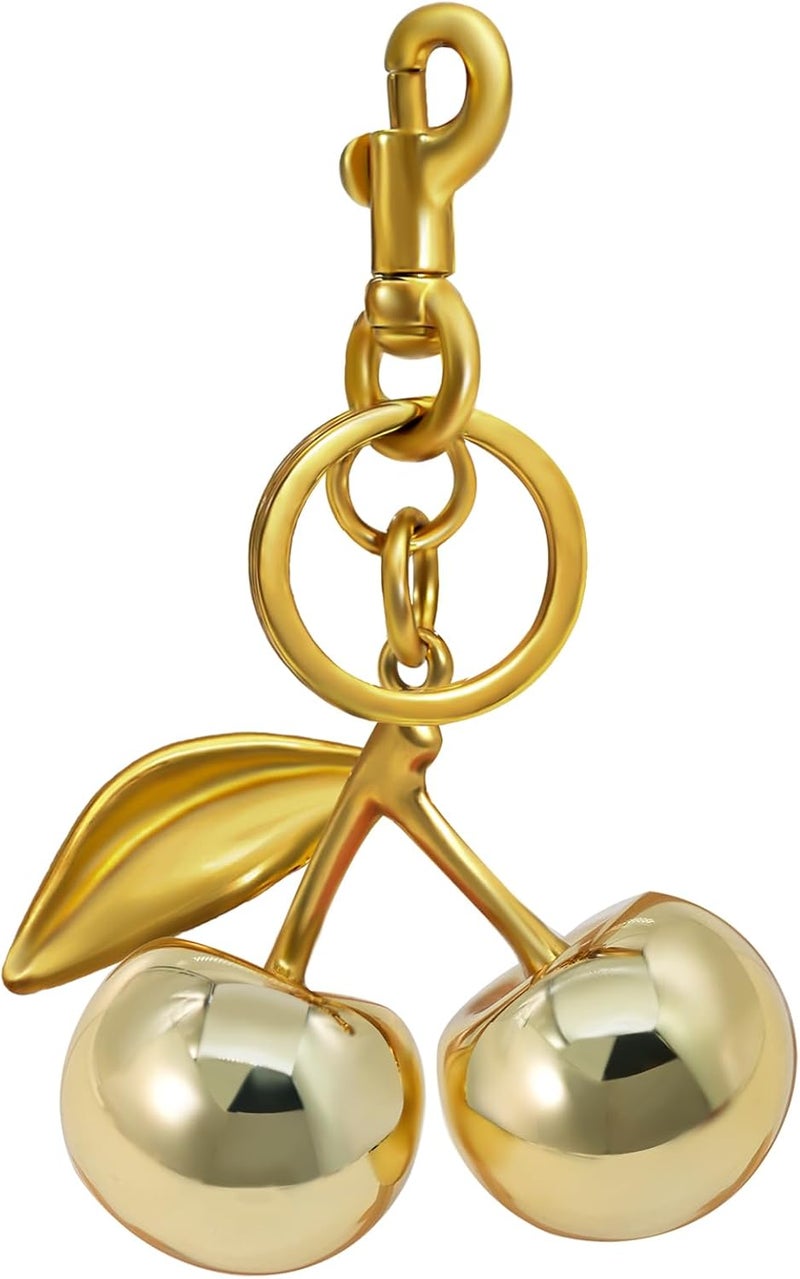 nylry Cherry Keychain & Bag Charm - Cute Cherry Accessories for Women - Gift - Image 1